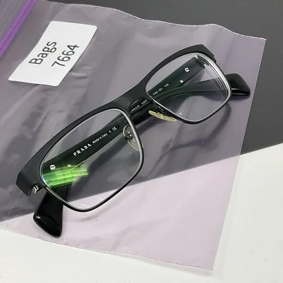 Prada VPR61P FAD-1O1 Eyeglasses Frames Matte Black Rectangle 53 [] 16 140 - Picture 13 of 13